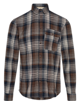 Anerkjendt Leif Brushed Check Blouse - thumbnail