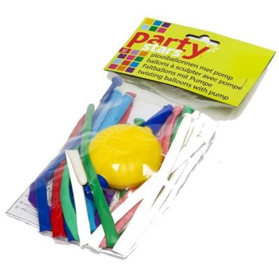 Party Stars Ballonpomp met 12 modelleerballonen