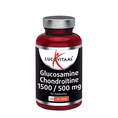 Lucovitaal Glucosamine Chondroïtine 1500/500mg Tabletten Lucovitaal Glucosamine Chondroïtine 1500/500mg Tabletten
