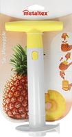 Tomado-Metaltex Ananassnijder 23 cm Wit/Geel - thumbnail
