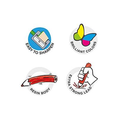 Carioca kleurpotlood Tita, 18 stuks in een kartonnen etui