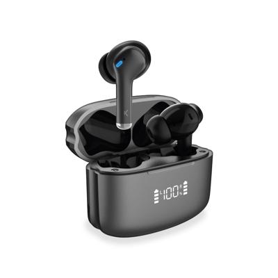 KSIX Noise Cancel 3 Draadloze Bluetooth-hoofdtelefoon met actieve ruisonderdrukking, ANC + ENC, HD-oproepen, transparantie-modus, led-paneel, True Wireless Stereo, spraakassistent, 18 uur looptijd