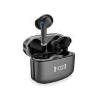 KSIX Noise Cancel 3 Draadloze Bluetooth-hoofdtelefoon met actieve ruisonderdrukking, ANC + ENC, HD-oproepen, transparantie-modus, led-paneel, True Wireless Stereo, spraakassistent, 18 uur looptijd - thumbnail