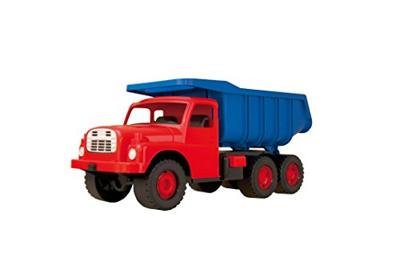 DinoBikes Tatra kiepwagen blauw 70 cm groot draaggewicht 100 kg - thumbnail
