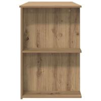 Bureau met plank Anders met opslag artisanaal eikenkleurig Bewerkt hout - thumbnail