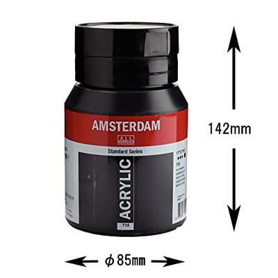 Royal Talens Amsterdam Acrylverf 500 ml - Oxydzwart 735