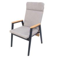 Masonville verstelbare dining stoel midnight grey natural brown Oosterik Home - Oosterik home - thumbnail