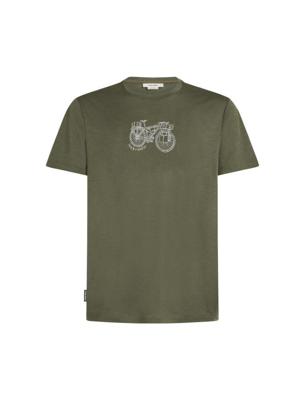 Icebreaker 150 Tech Lite SS Adventure Ride T-shirt Heren Loden XL Icebreaker 150 Tech Lite SS Adventure Ride T-shirt Heren Loden XL