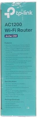 TP-Link Archer C50 V3 AC1200 Draadloze Dual Band Router