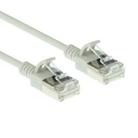 ACT DC7007 LSZH U/FTP CAT6A Datacenter Slimline Patchkabel Snagless | RJ45 Connectoren | Grijs | 7 meter - thumbnail