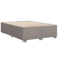 Bedframe zonder matras stof taupe 160x200 cm - thumbnail