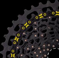 KMC DLC11 Ketting 11-speed 118-schakels - Geel - thumbnail