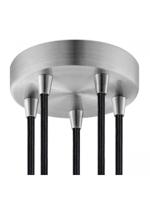 Light depot - plafondkap metaal 5 lichts - mat staal - Outlet - thumbnail