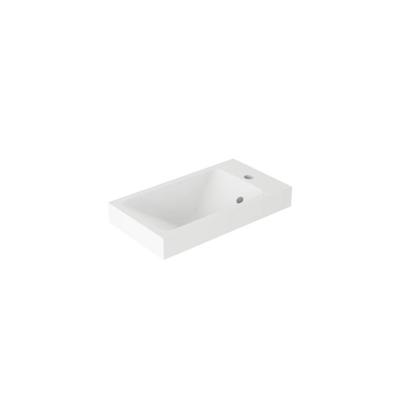 Saniclass Chaci Meubelfontein - 40x22cm - keramiek - glans wit SW1411210 Saniclass Chaci Meubelfontein - 40x22cm - keramiek - glans wit SW1411210