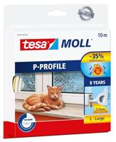 tesa P-PROFILE 05395-00100-00 Afdichtingstape tesamoll Wit (l x b) 10 m x 9 mm 1 stuk(s) - thumbnail