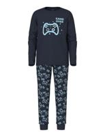 Name it zomer pyjama jongens - blauw - NkmNightset - thumbnail