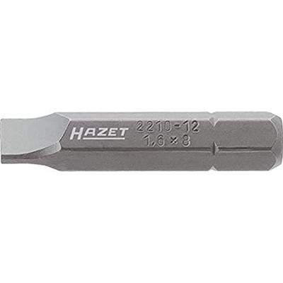 HAZET Bit 2210-10 · 5/16 inch (8 mm) zeskant massief · Sleufprofiel · SW 1,2 x 6,5 mm
