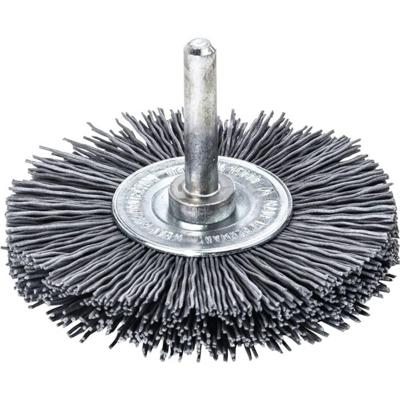 Lessmann Ronde borstel D.70mm schacht 6 mm SiC schuurborstels K.°. 12mm 15000min 417842 1 stuk(s) Lessmann Ronde borstel D.70mm schacht 6 mm SiC schuurborstels K.°. 12mm 15000min 417842 1 stuk(s)