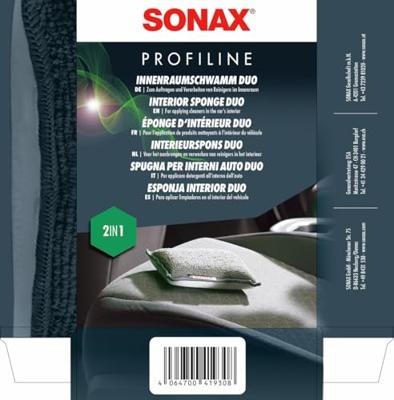 SONAX reinigingsspons "duo interior sponge duo