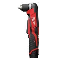 Milwaukee M12 C12 RAD-202B Accu Haakse subcompactboormachine 12V 2.0Ah in tas - 4933441215 - thumbnail