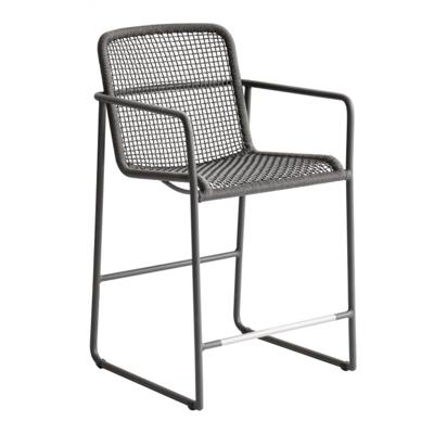 Borek | Tuinstoel Mira Hoog | Donkergrijs