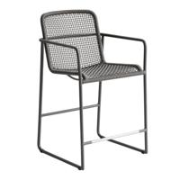 Borek | Tuinstoel Mira Hoog | Donkergrijs - thumbnail