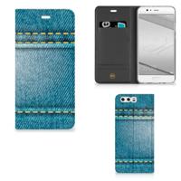 Huawei P10 Plus Hippe | Standcase | Jeans - thumbnail