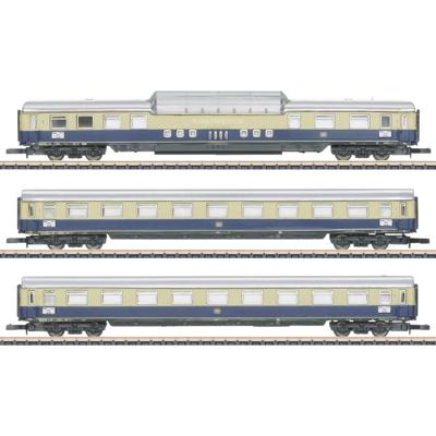 Märklin 87266 Z 3-delige set 1 personenrijtuig Rheingold van de DB, MHI