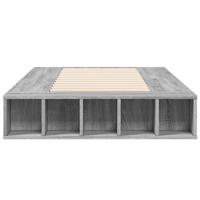 Bedframe bewerkt hout grijs sonoma eikenkleurig 100x200 cm - thumbnail