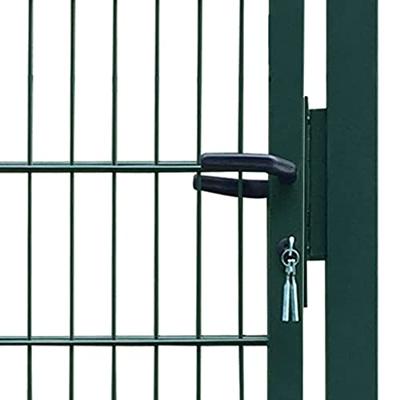 VidaXL Poort dubbelstaafmat (enkel) 106x170 cm groen