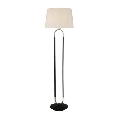 Searchlight VloerlampJazz 161cm zwart met creme - EU41432SS