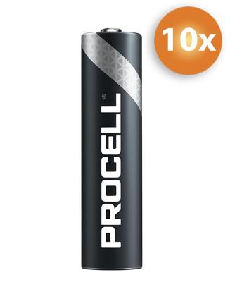 Duracell procell aaa alkaline batterijen per 10