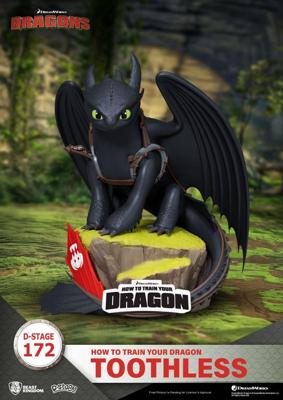 How To Train Your Dragon D-Stage PVC Diorama toothless Statue 14 cm How To Train Your Dragon D-Stage PVC Diorama toothless Statue 14 cm