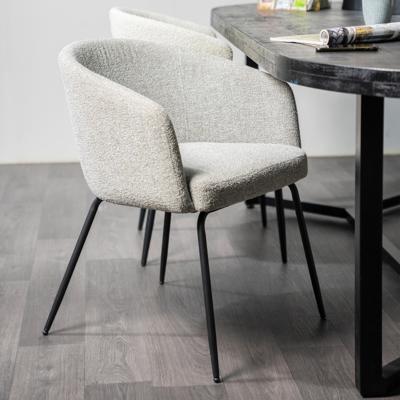 Eleonora Eetkamerstoel 'Astrid' kleur Lichtgrijs Baquer