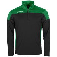 Stanno 408015 Pride 1/4 Zip Top - Black-Green - M - thumbnail