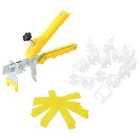 VidaXL Nivelleringssysteem voor tegels 500 wiggen 2500 klemmen 1,5 mm - thumbnail