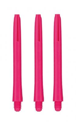 Bull's Neon shafts 47 mm short roze 3 stuks