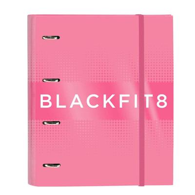 Ringmap BlackFit8 Glow up A4 Roze (27 x 32 x 3.5 cm) Ringmap BlackFit8 Glow up A4 Roze (27 x 32 x 3.5 cm)