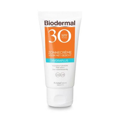 Biodermal Zonnecrème Gezicht Hydraplus SPF30