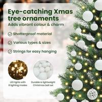 VidaXL Kerstboom met 150 led met standaard groen 90 cm pe - thumbnail