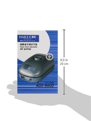 Hailea Luchtpomp Aco 9602 5Watt, 7,2l/m, max. druk 1,2m