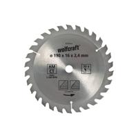 Wolfcraft HM Cirkelzaagblad | 18 td | Ø130 x 16 x 2,4mm | 1 stuk - 6730000 - thumbnail
