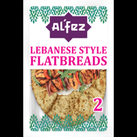 Al&apos;Fez Vuurgebakken Libanese Stijl Flatbreads met Kruidige Za&apos;atar 2 Stuks 180 g bij Jumbo - thumbnail