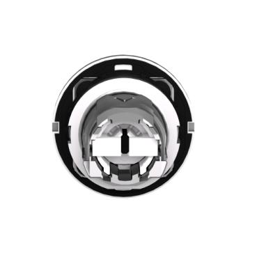 Schneider Electric ZB4FD5 ZB4FD5 Plat, Terugstelbaar (Ø) 30.5 mm Chroom, Zwart 1 stuk(s)