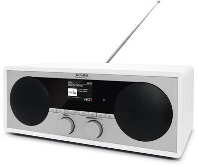 TechniSat DIGITRADIO 451 CD IR Internetradio Internet, DAB+, VHF (FM) AUX, Bluetooth, USB, WiFi, Internetradio Incl. afstandsbediening, Spotify Wit TechniSat DIGITRADIO 451 CD IR Internetradio Internet, DAB+, VHF (FM) AUX, Bluetooth, USB, WiFi, Internetradio Incl. afstandsbediening, Spotify Wit
