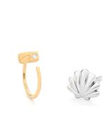 Oorbellen Dames Secrecy E8215CDAWW900 Sterling zilver 1,5 cm - thumbnail