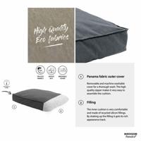 Hondenlounge 120x90x15cm Panama green Madison - Madison - thumbnail