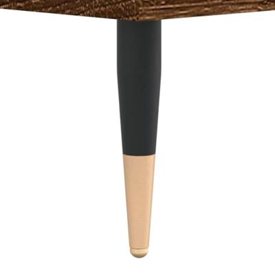 Salontafel 90x60x35 cm bewerkt hout bruineikenkleurig