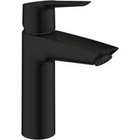 Grohe Quickfix Start M-size wastafelkraan met push-open waste mat zwart - thumbnail
