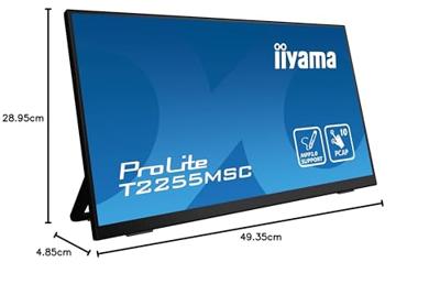 Iiyama ProLite T2255MSC-B1 monitor - thumbnail